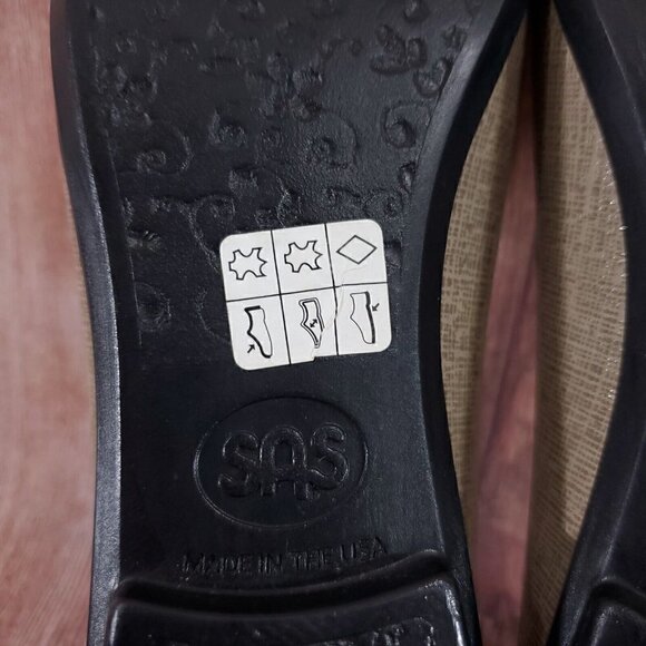 SAS Scenic Womens Size 7.5 M Tan Fog Comfort Slip On Ballet Flats Shoes USA Made - Picture 13 of 14